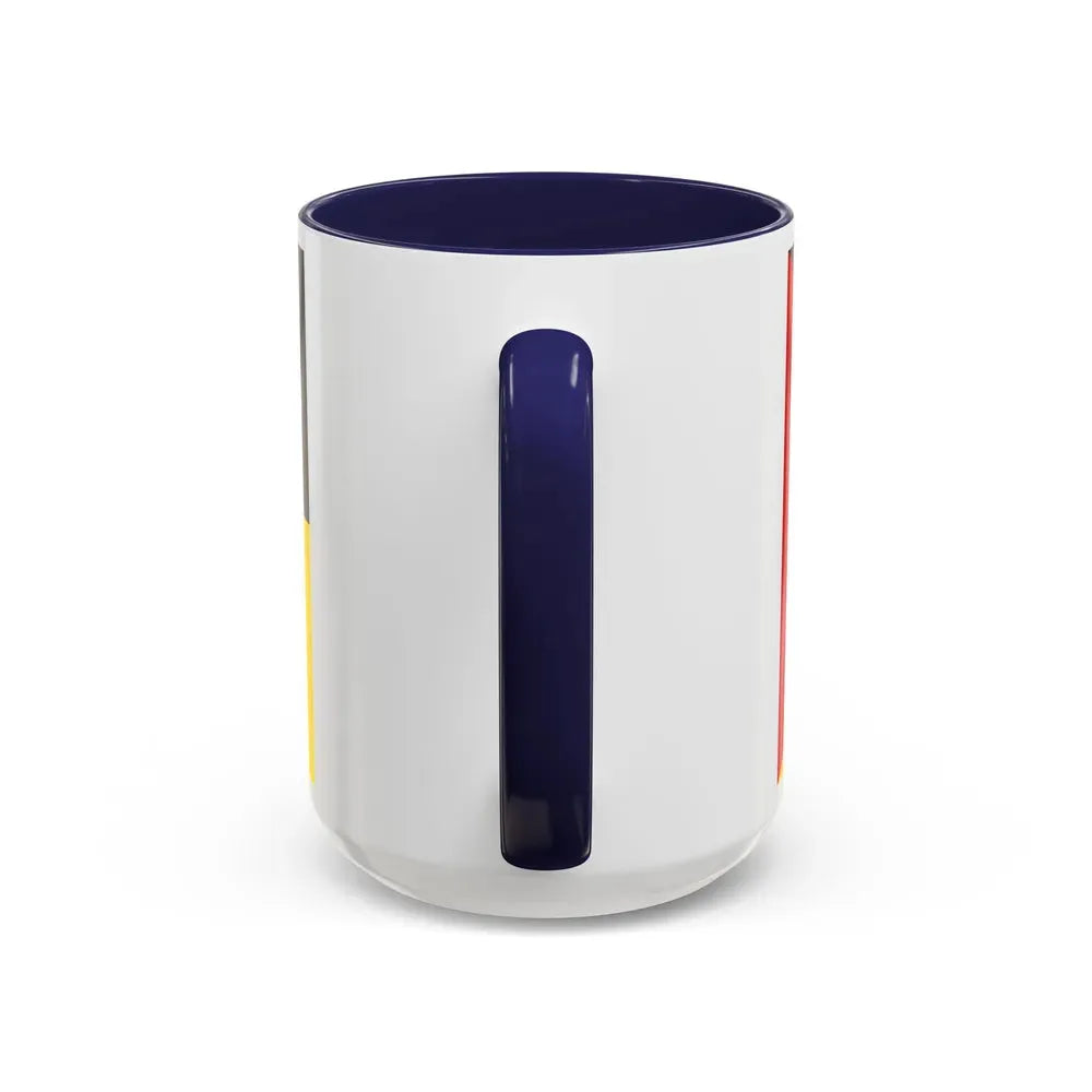 Flag of Odenwaldkreis Germany - Accent Coffee Mug - Go Mug Yourself