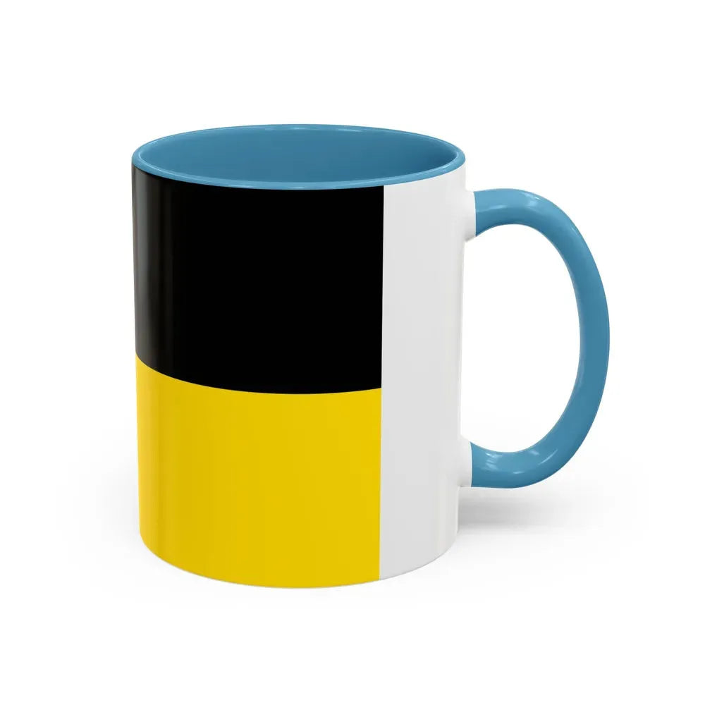 Flag of Odenwaldkreis Germany - Accent Coffee Mug - Go Mug Yourself