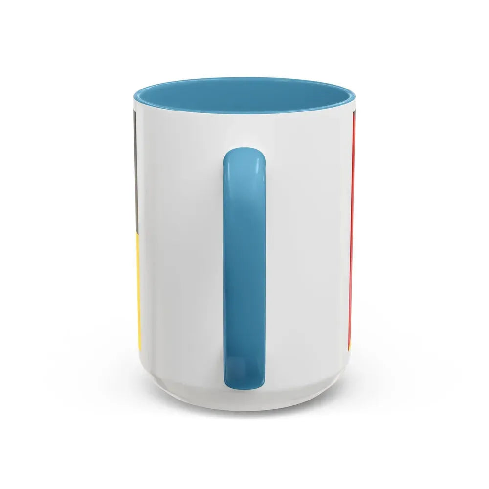 Flag of Odenwaldkreis Germany - Accent Coffee Mug - Go Mug Yourself
