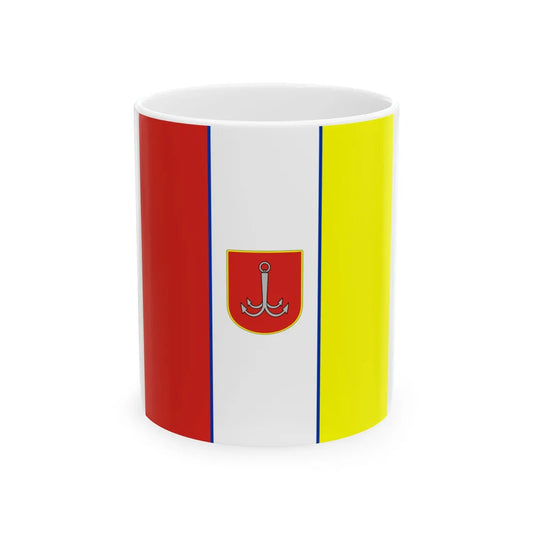 Flag of Odesa Ukraine 1999 (Ukraine) White Coffee Mug 11oz - Go Mug Yourself