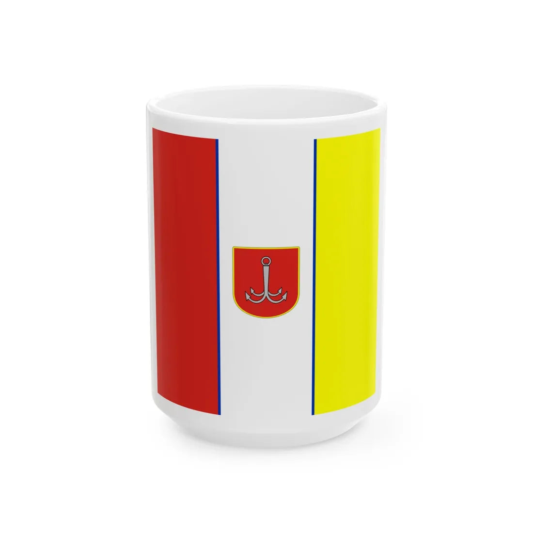 Flag of Odesa Ukraine 1999 (Ukraine) White Coffee Mug 15oz - Go Mug Yourself