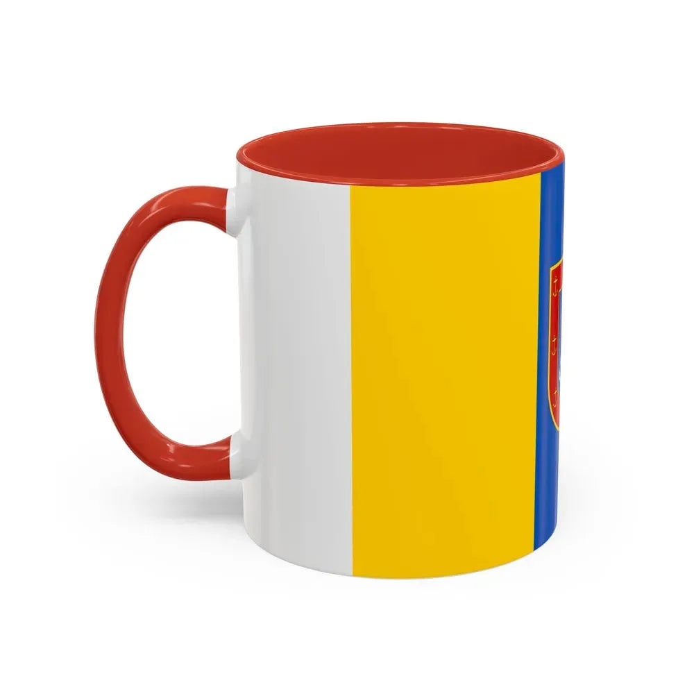 Flag of Odessa Oblast Ukraine - Accent Coffee Mug - Go Mug Yourself