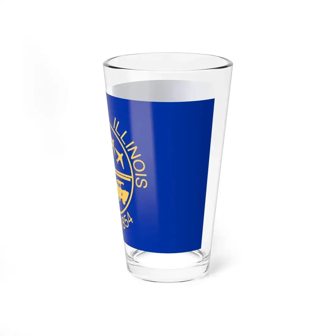Flag of OFallon Illinois (United States) Pint Glass 16oz - Go Mug Yourself