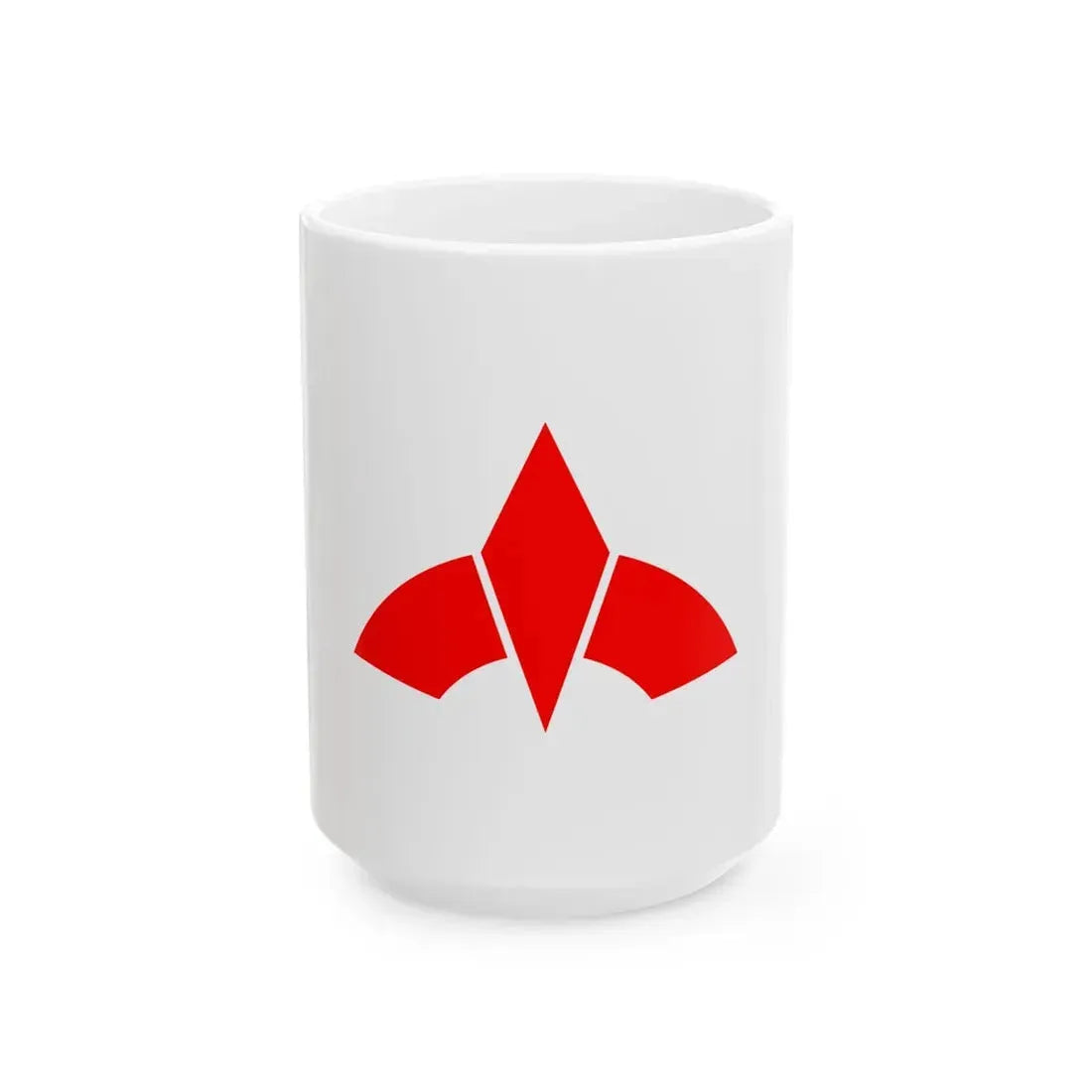 Flag of Ogi Saga 1958-2005 (Japan) White Coffee Mug 15oz - Go Mug Yourself