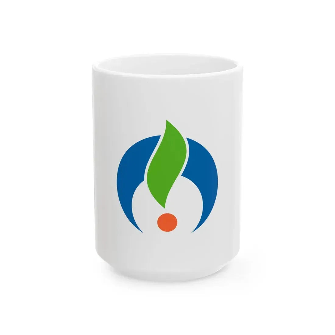 Flag of Ogi Saga (Japan) White Coffee Mug 15oz - Go Mug Yourself