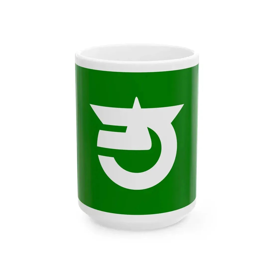 Flag of Ohasama Iwate 1958-2006 (Japan) White Coffee Mug 15oz - Go Mug Yourself