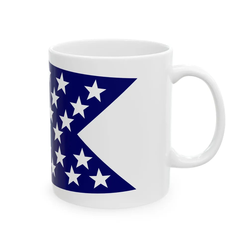 Flag of Ohio City Cleveland (United States) White Coffee Mug - Go Mug Yourself