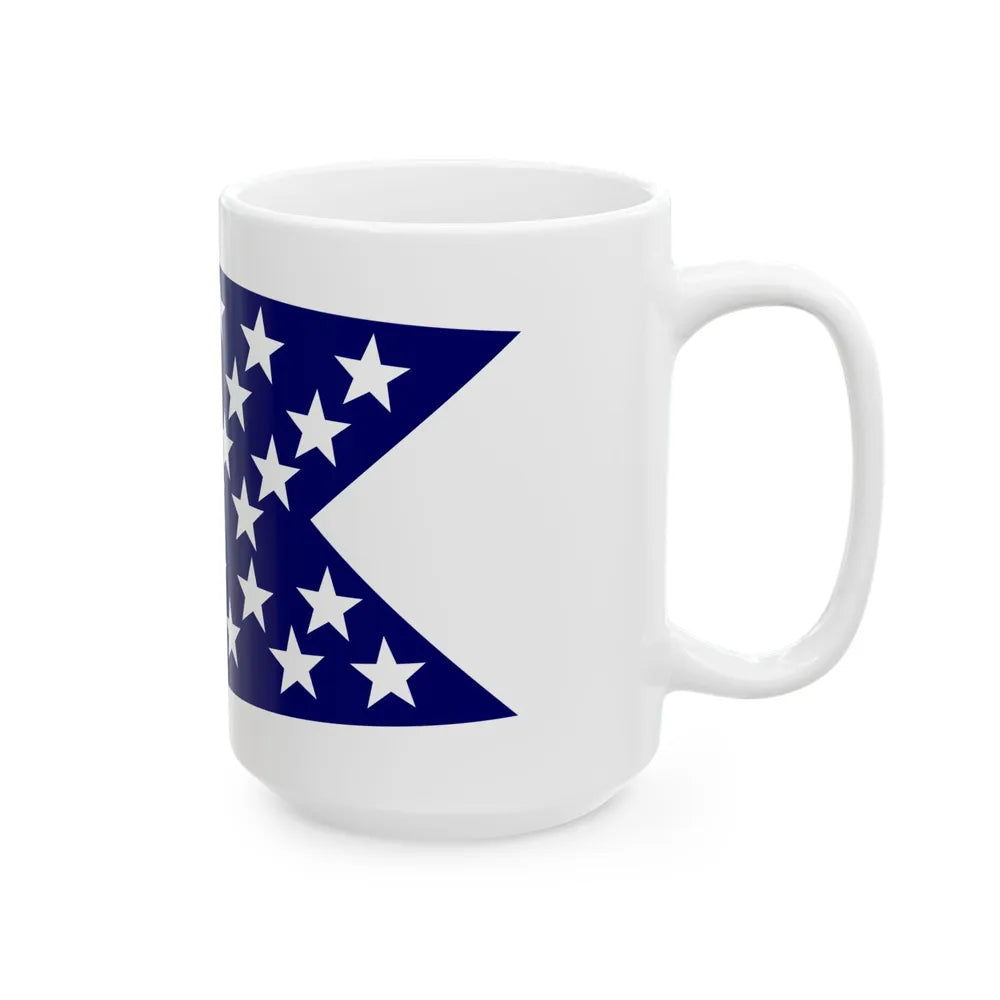 Flag of Ohio City Cleveland (United States) White Coffee Mug - Go Mug Yourself