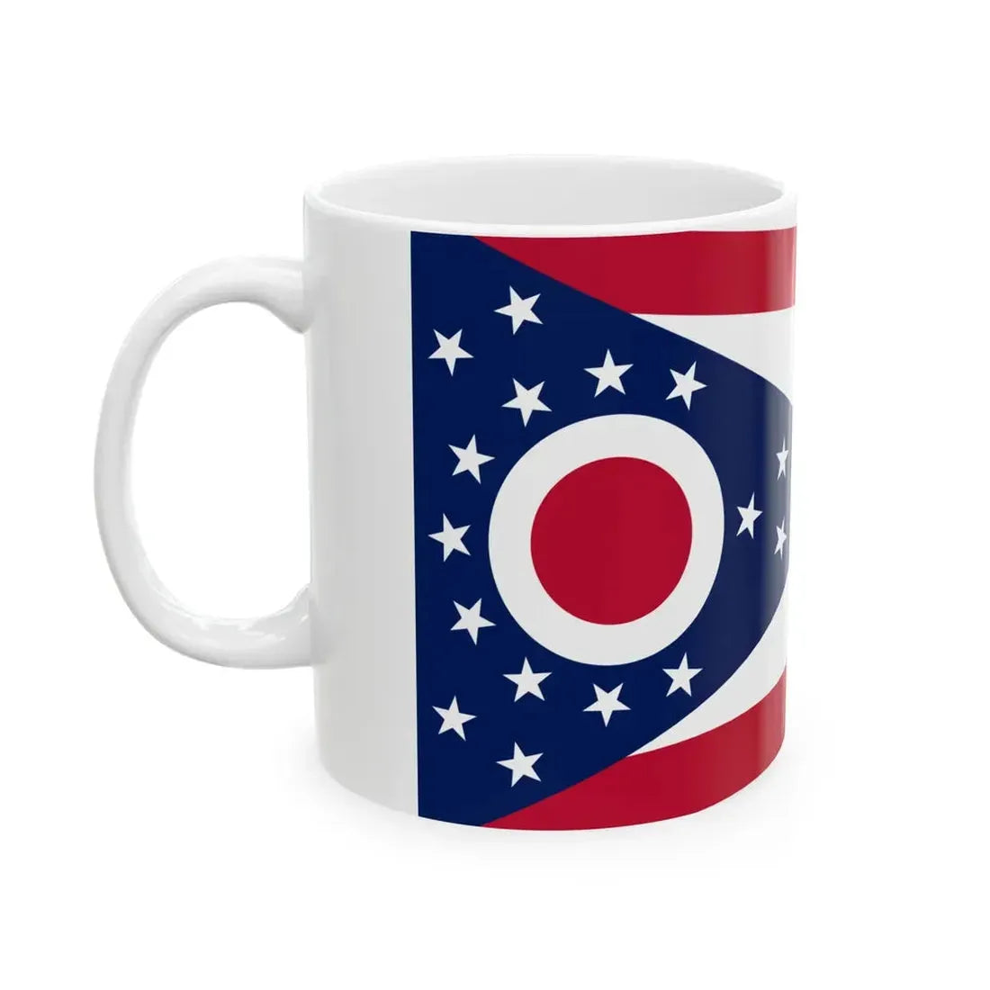 Flag of Ohio (United States) White Coffee Mug - Go Mug Yourself