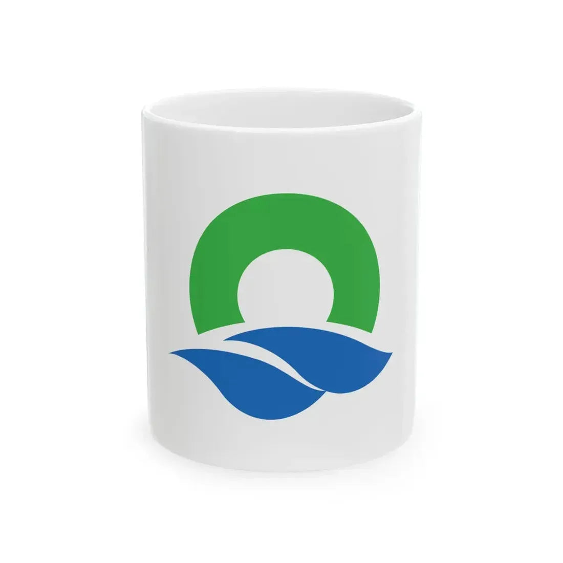 Flag of Oi Fukui (Japan) White Coffee Mug 11oz - Go Mug Yourself