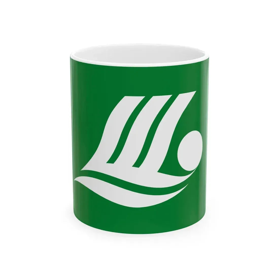 Flag of Oigawa Shizuoka 1978-2008 (Japan) White Coffee Mug 11oz - Go Mug Yourself