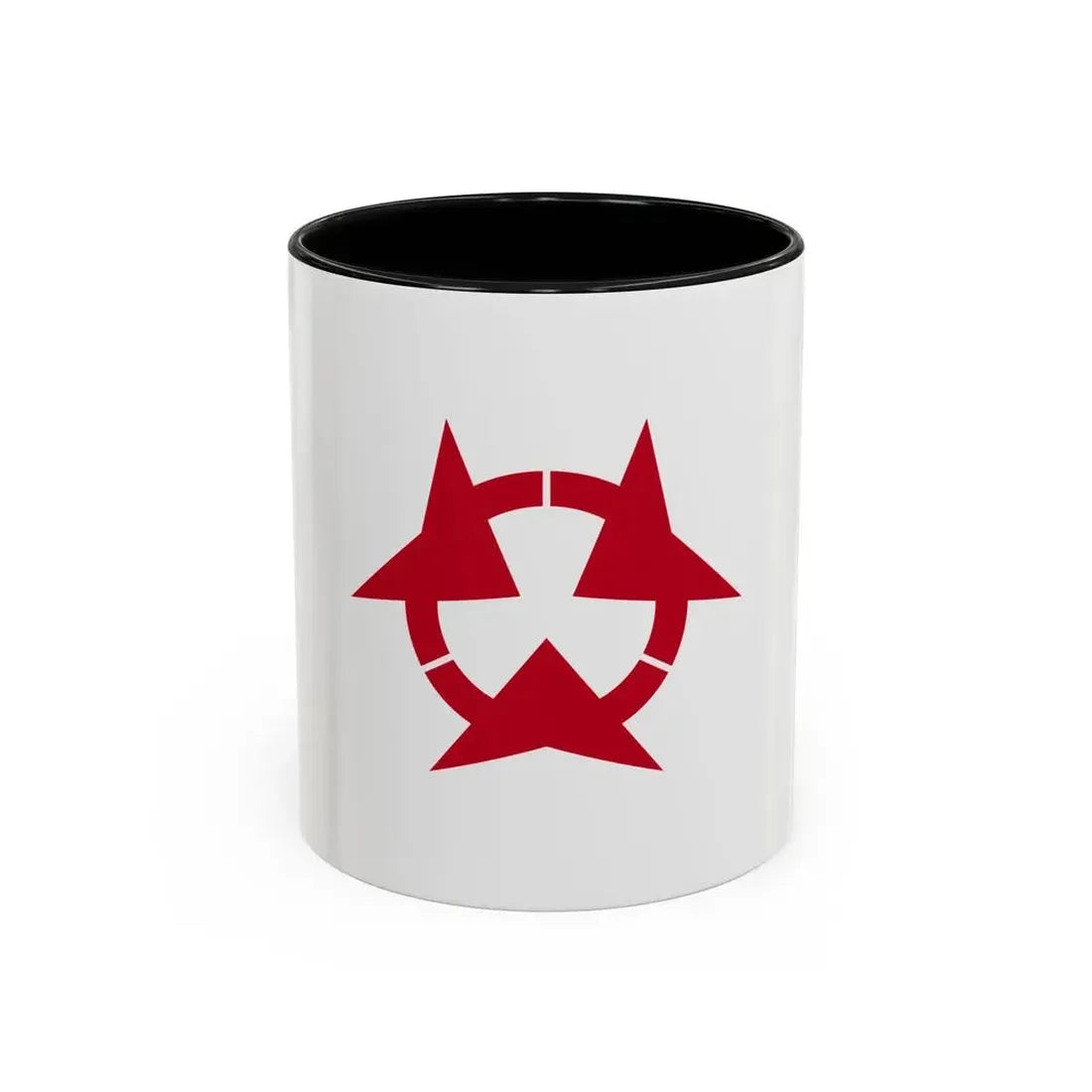 Flag of Oita Prefecture Japan - Accent Coffee Mug 11oz Black - Go Mug Yourself