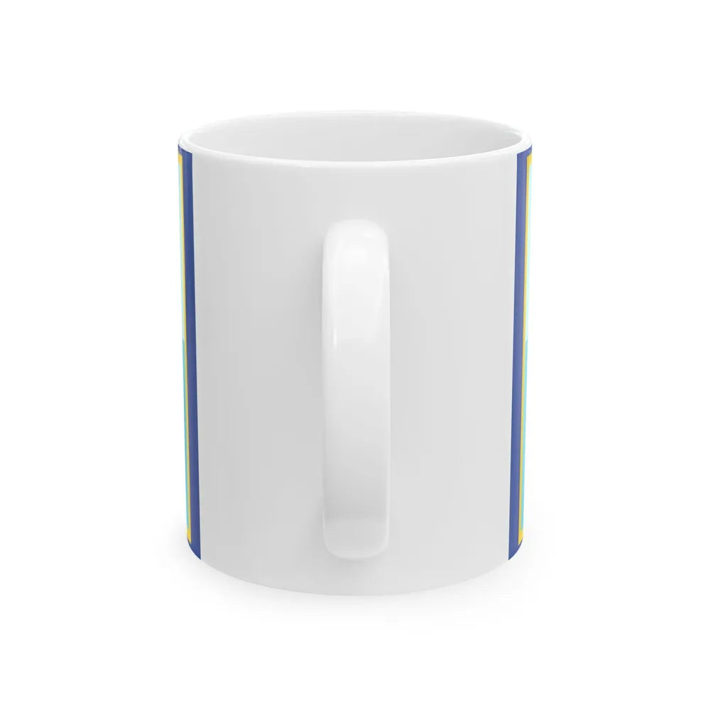 Flag of Okaloosa County Florida (United States) White Coffee Mug - Go Mug Yourself