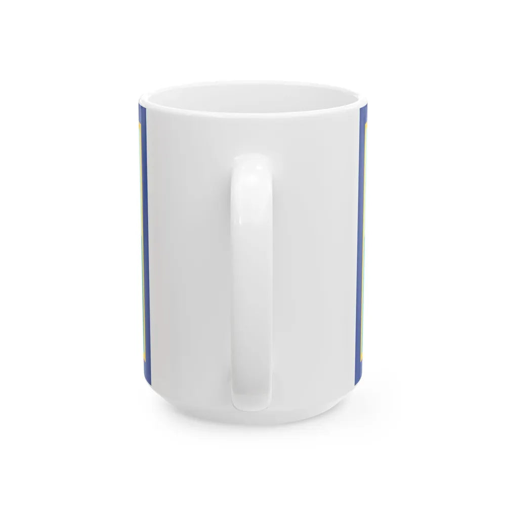 Flag of Okaloosa County Florida (United States) White Coffee Mug - Go Mug Yourself