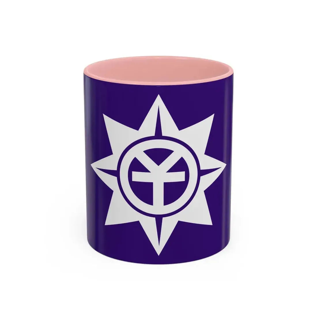 Flag of Okayama Okayama Japan - Accent Coffee Mug 11oz Pink - Go Mug Yourself