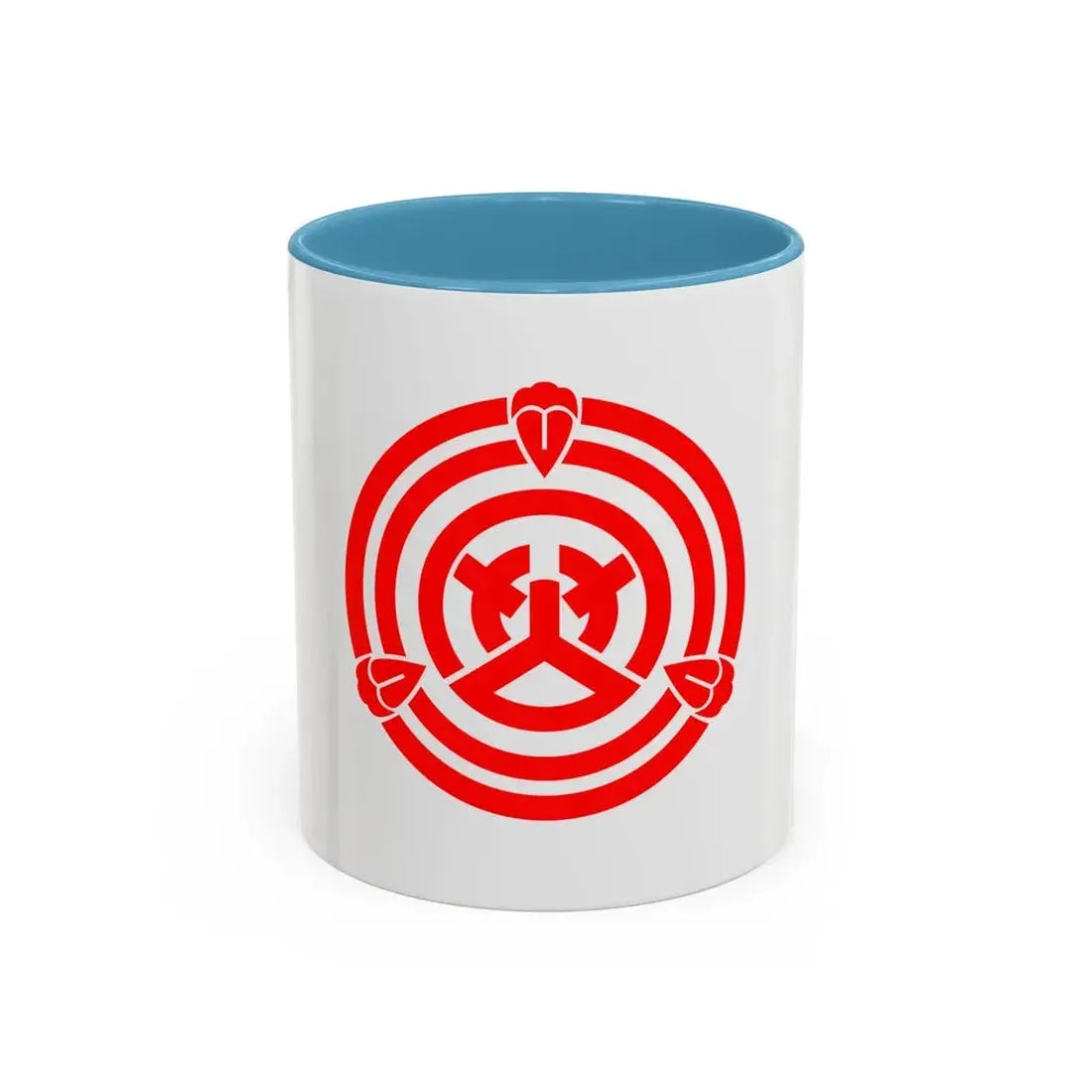 Flag of Okazaki Aichi Japan - Accent Coffee Mug 11oz Light Blue - Go Mug Yourself