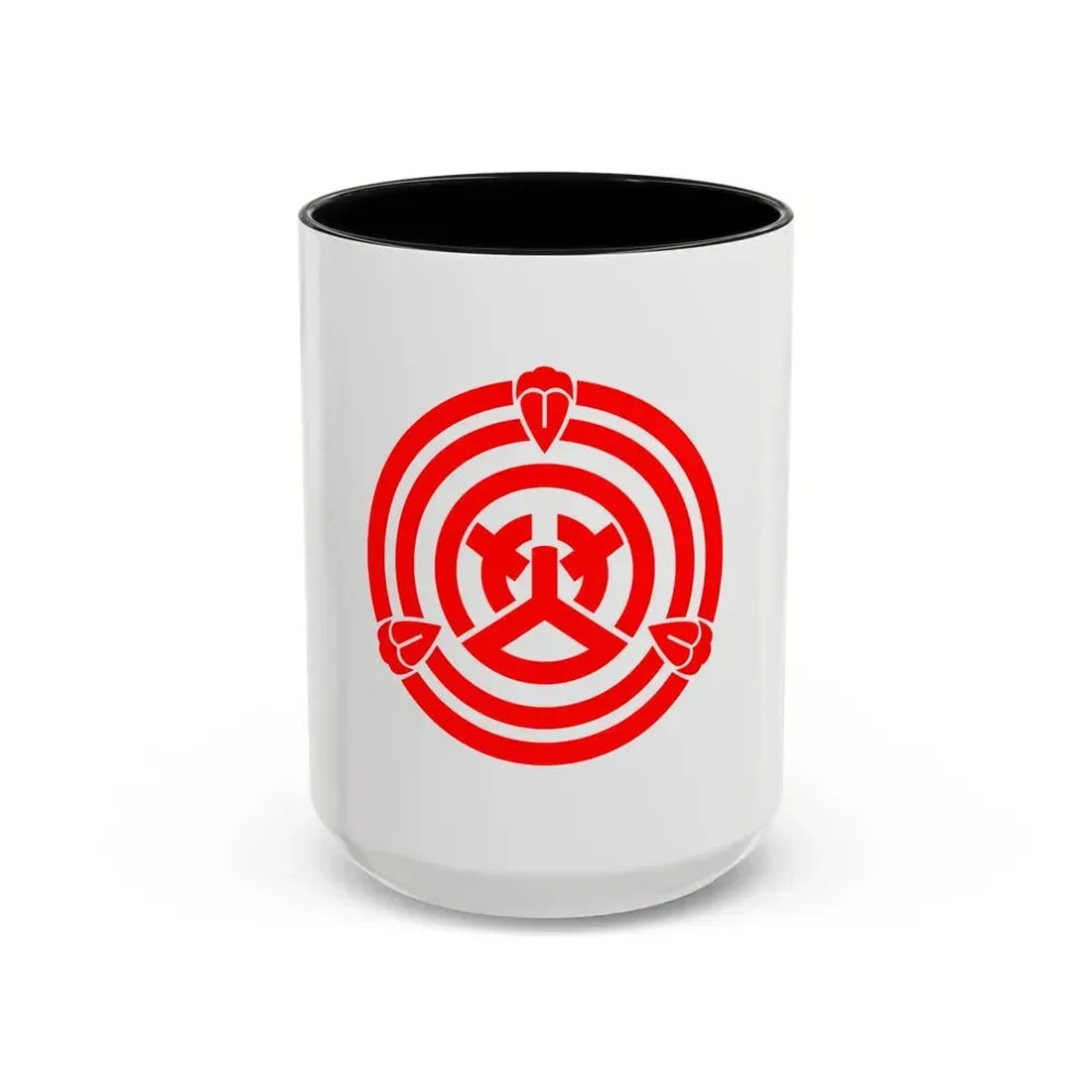 Flag of Okazaki Aichi Japan - Accent Coffee Mug 15oz Black - Go Mug Yourself