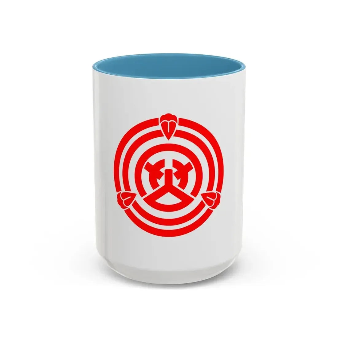 Flag of Okazaki Aichi Japan - Accent Coffee Mug 15oz Light Blue - Go Mug Yourself