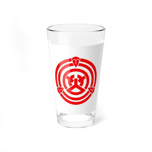 Flag of Okazaki Aichi Japan - Pint Glass 16oz 16oz - Go Mug Yourself