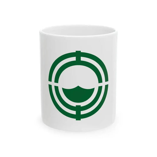 Flag of Oketo Hokkaido (Japan) White Coffee Mug 11oz - Go Mug Yourself