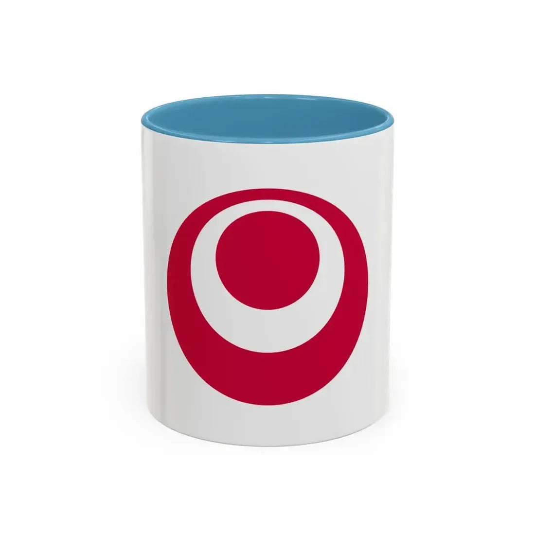 Flag of Okinawa Prefecture Japan - Accent Coffee Mug 11oz Light Blue - Go Mug Yourself