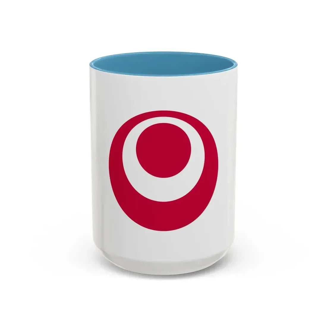 Flag of Okinawa Prefecture Japan - Accent Coffee Mug 15oz Light Blue - Go Mug Yourself