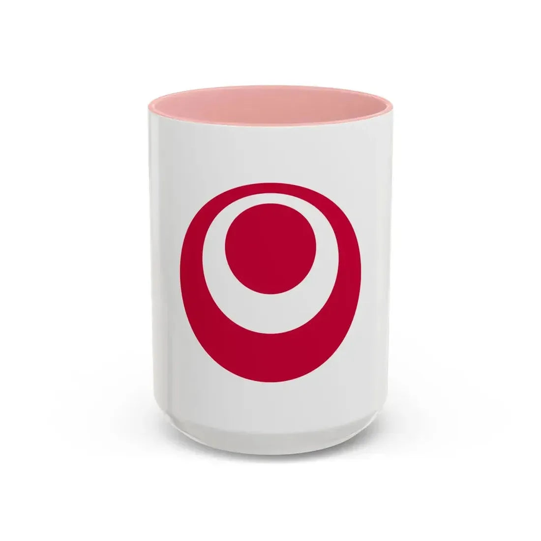 Flag of Okinawa Prefecture Japan - Accent Coffee Mug 15oz Pink - Go Mug Yourself