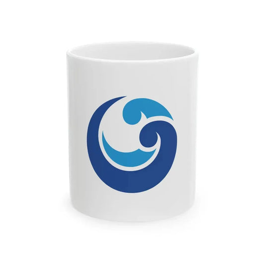 Flag of Okinoshima Shimane (Japan) White Coffee Mug 11oz - Go Mug Yourself