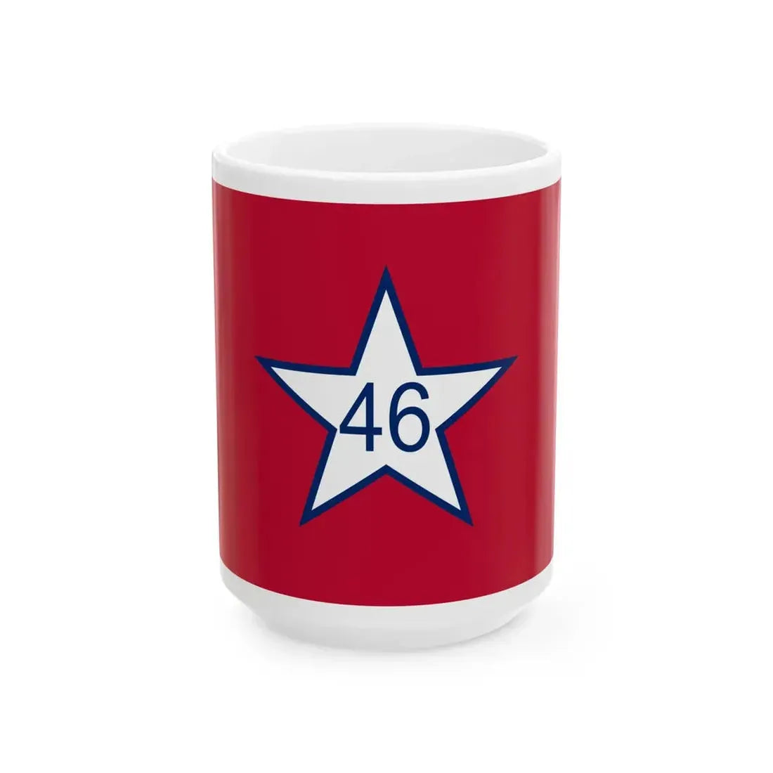 Flag of Oklahoma 1911-1925 (United States) White Coffee Mug 15oz - Go Mug Yourself