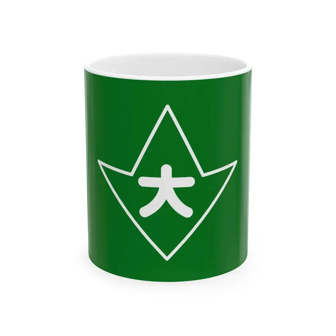 Flag of Okuwa Nagano (Japan) White Coffee Mug 11oz - Go Mug Yourself