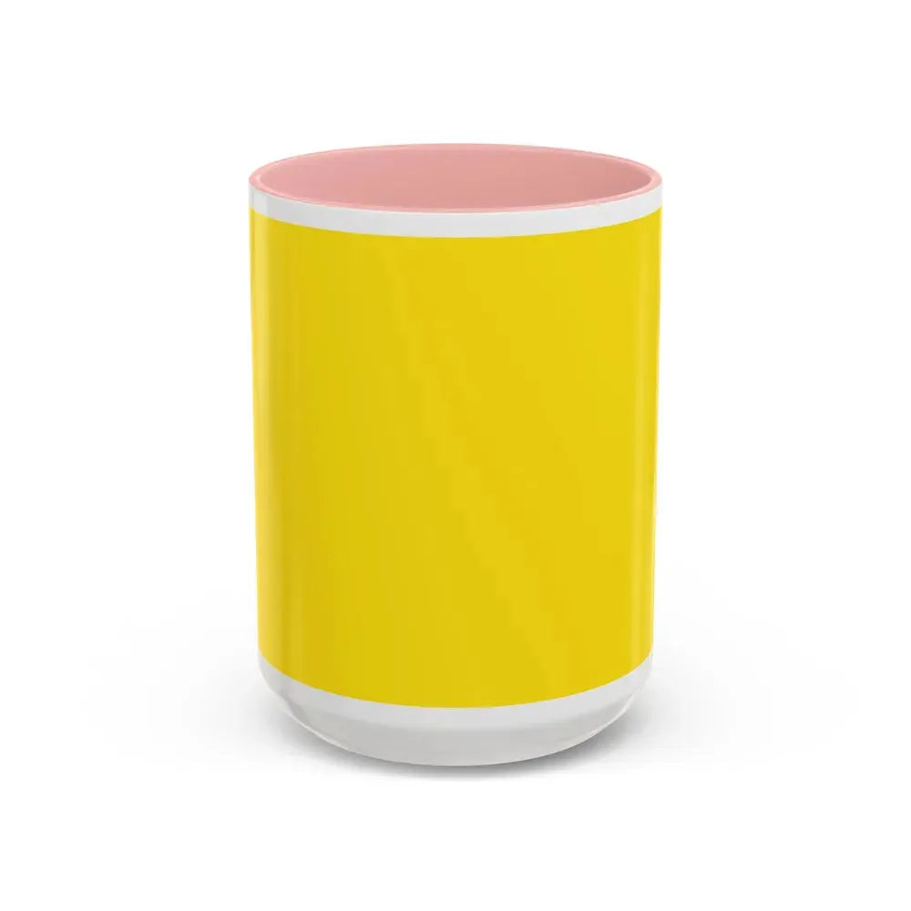 Flag of Old Flag of Brunei Malaysia - Accent Coffee Mug 15oz Pink - Go Mug Yourself