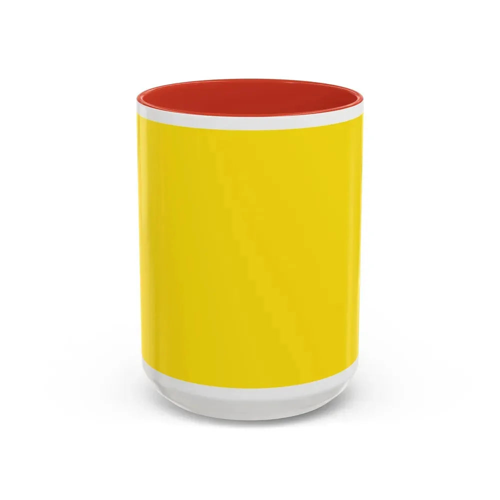 Flag of Old Flag of Brunei Malaysia - Accent Coffee Mug 15oz Red - Go Mug Yourself