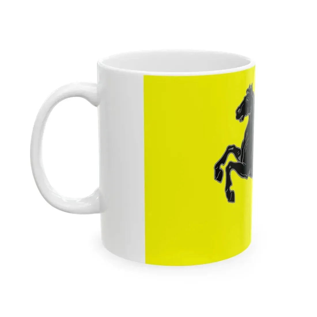 Flag of Old Saxony (Germany) White Coffee Mug - Go Mug Yourself
