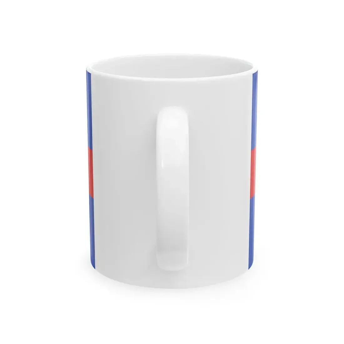 Flag of Oldenburg St. George Cross (Germany) White Coffee Mug - Go Mug Yourself