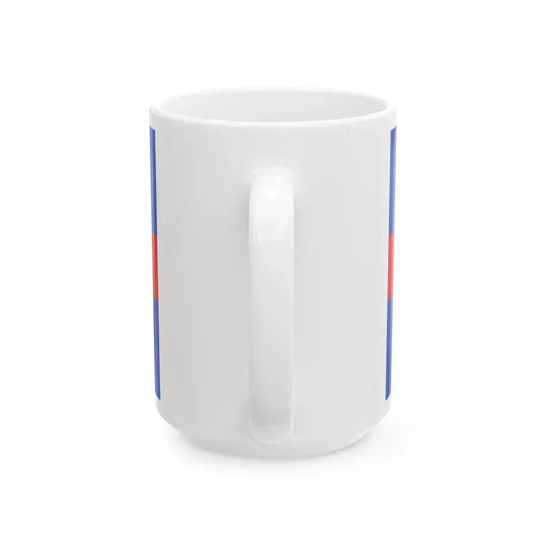 Flag of Oldenburg St. George Cross (Germany) White Coffee Mug - Go Mug Yourself