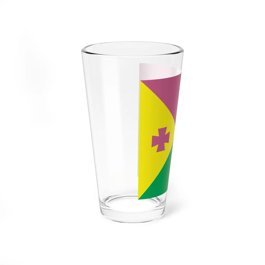 Flag of Oleksandriia (Ukraine) Pint Glass 16oz - Go Mug Yourself