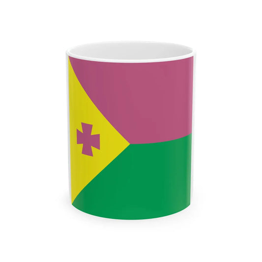 Flag of Oleksandriia (Ukraine) White Coffee Mug 11oz - Go Mug Yourself