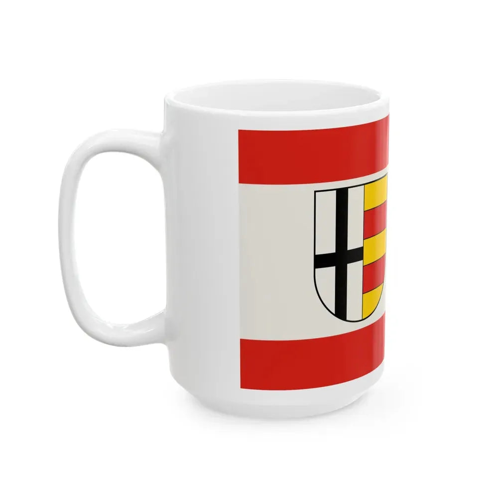 Flag of Olpe Germany - White Coffee Mug - Go Mug Yourself