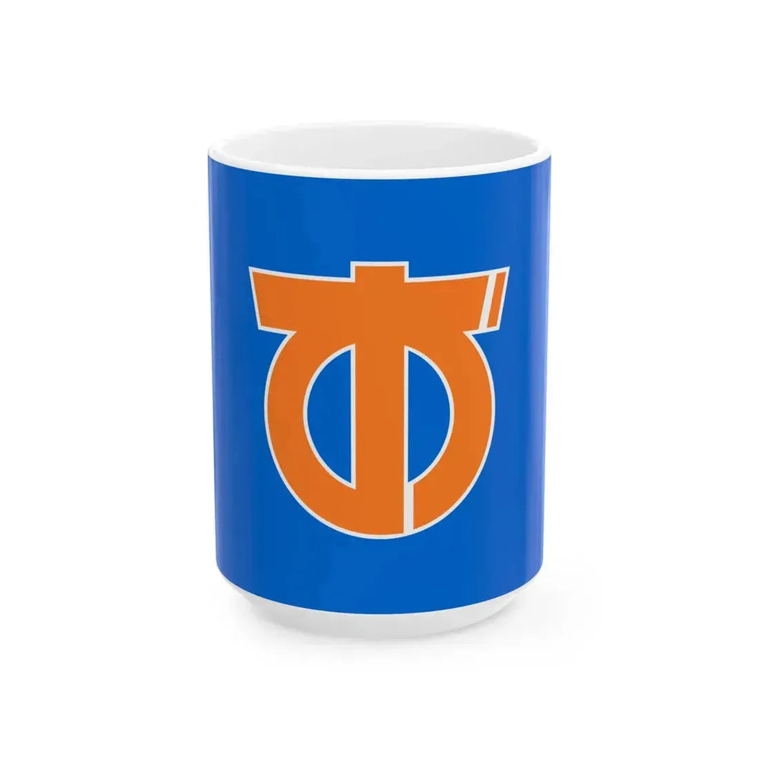 Flag of Omaezaki Shizuoka 1961-2004 (Japan) White Coffee Mug 15oz - Go Mug Yourself