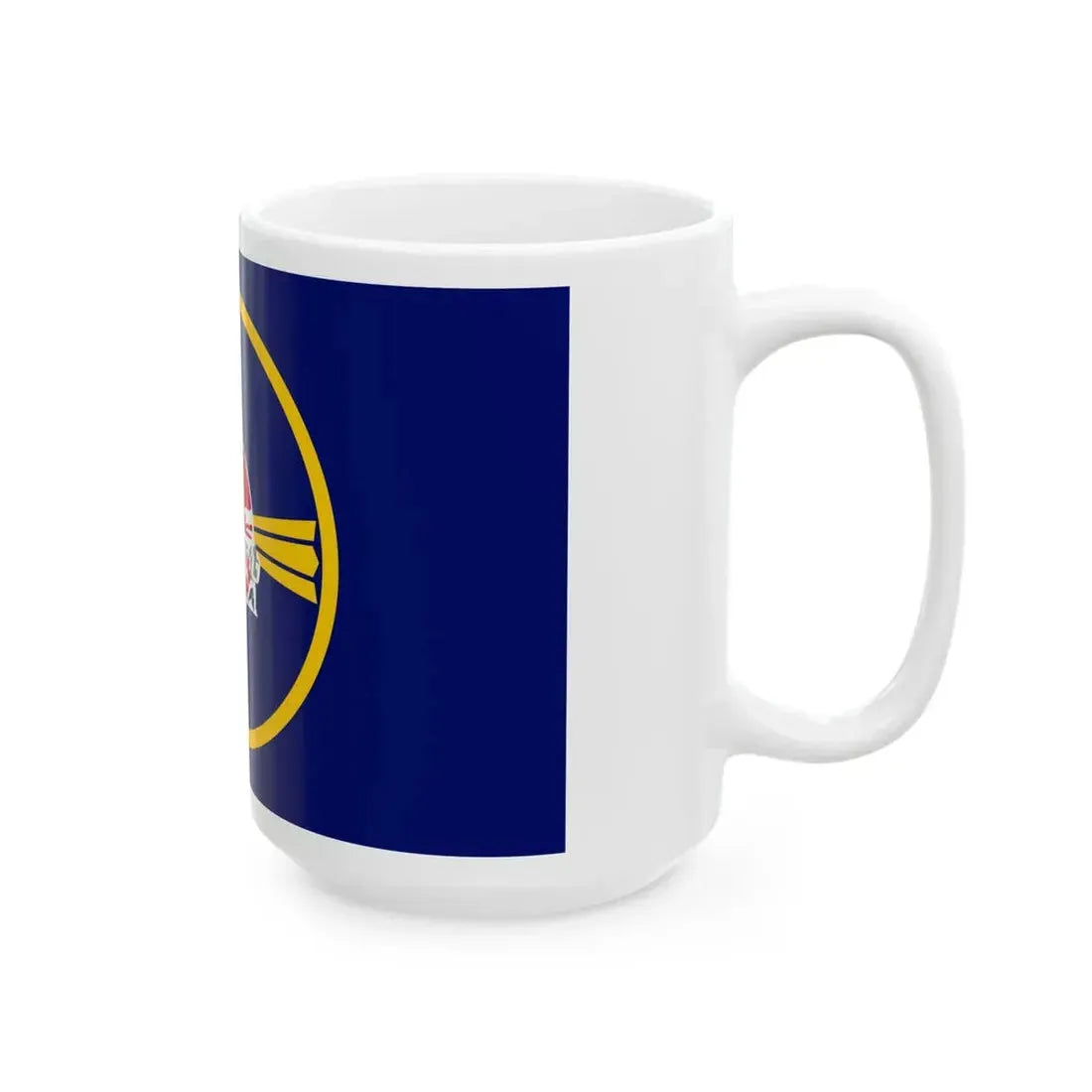 Flag of Omaha Nebraska (United States) White Coffee Mug - Go Mug Yourself
