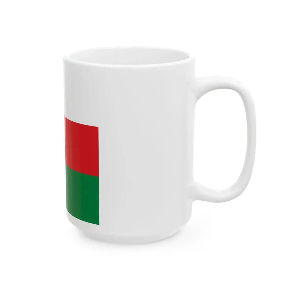 Flag of Oman 1-1 (Oman) White Coffee Mug - Go Mug Yourself