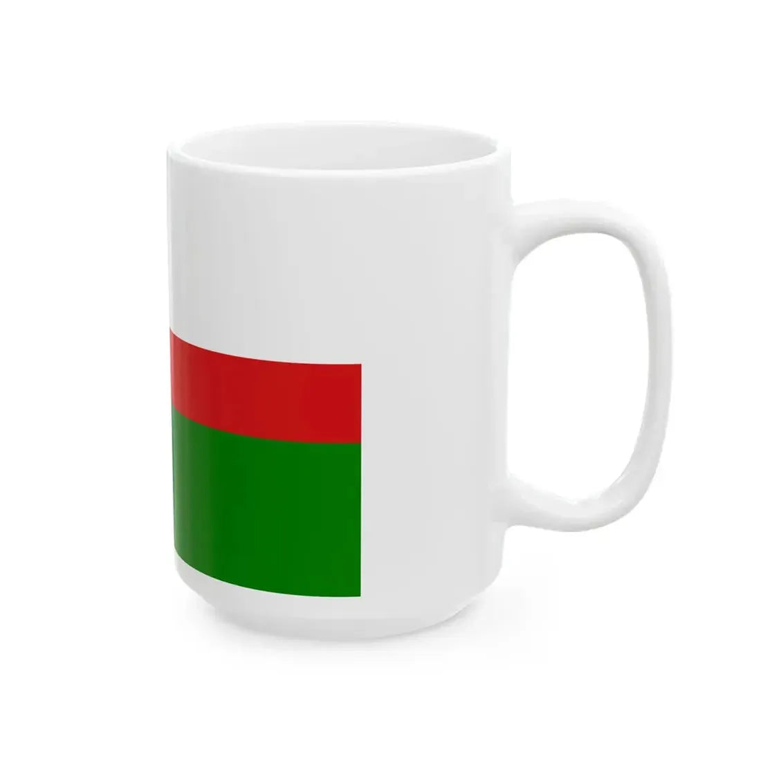 Flag of Oman 1970-1995 (Oman) White Coffee Mug - Go Mug Yourself