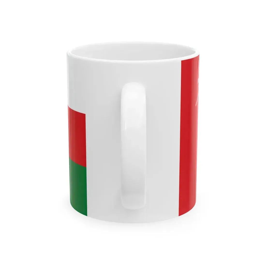 Flag of Oman 2-1 (Oman) White Coffee Mug - Go Mug Yourself