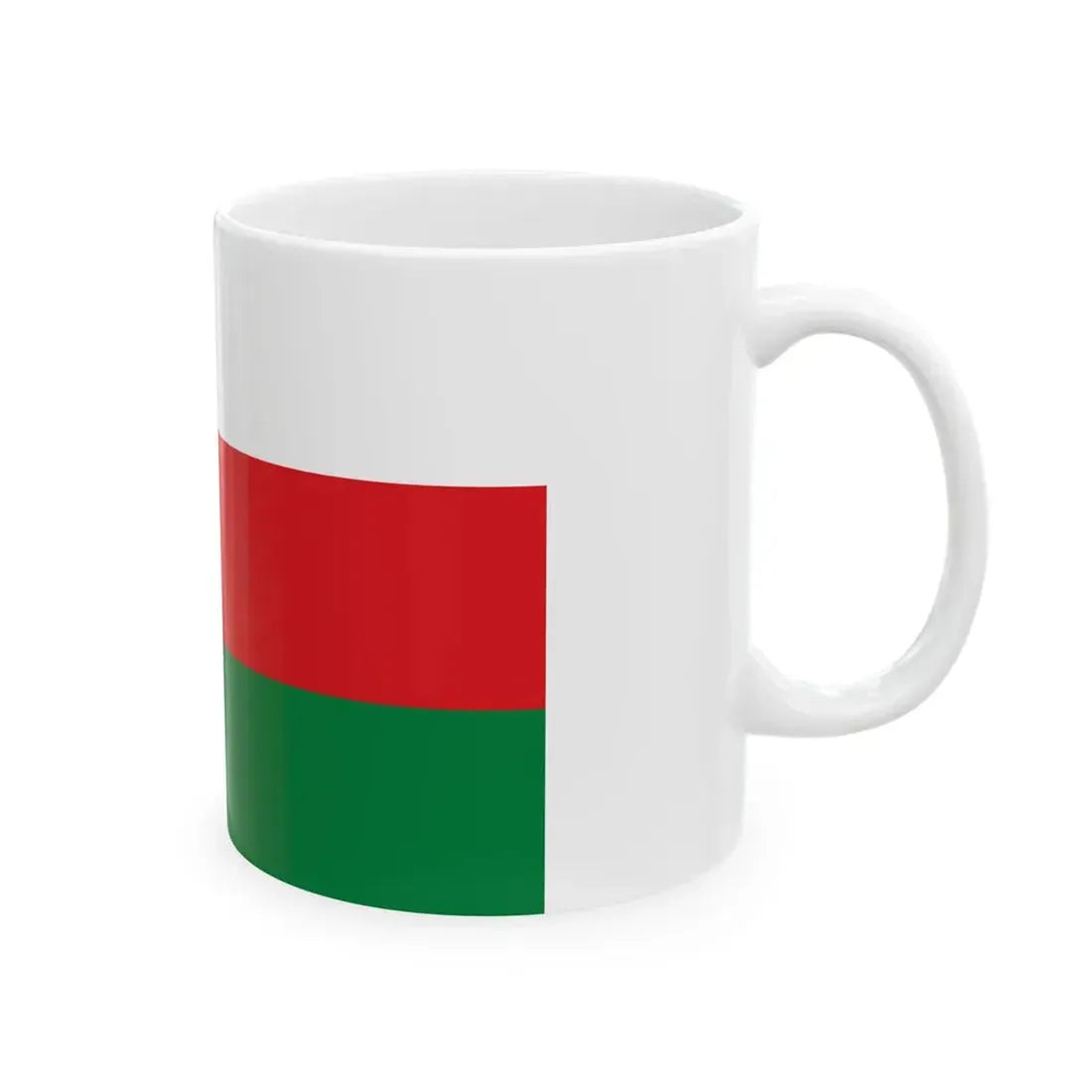 Flag of Oman 3-2 (Oman) White Coffee Mug - Go Mug Yourself