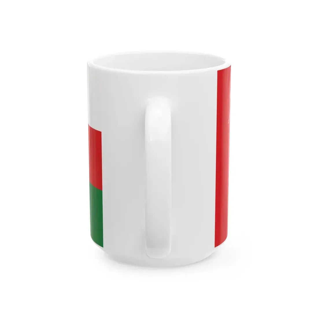 Flag of Oman (Oman) White Coffee Mug - Go Mug Yourself