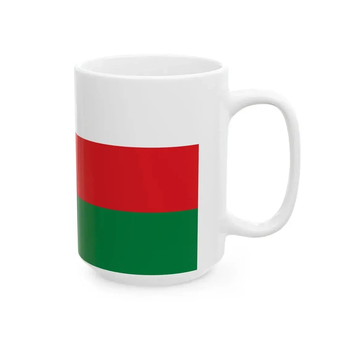 Flag of Oman (Oman) White Coffee Mug - Go Mug Yourself