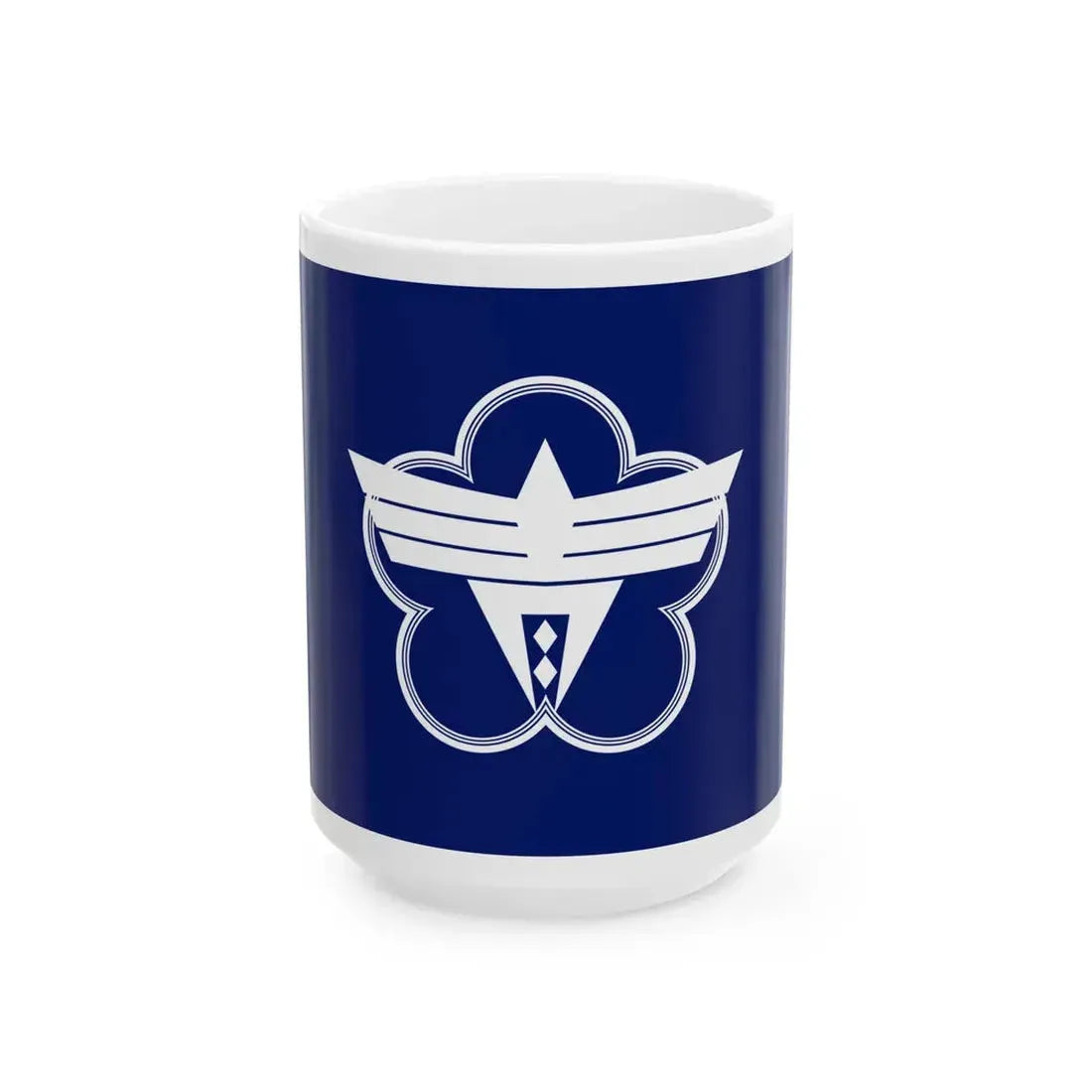 Flag of Ome Tokyo (Japan) White Coffee Mug 15oz - Go Mug Yourself