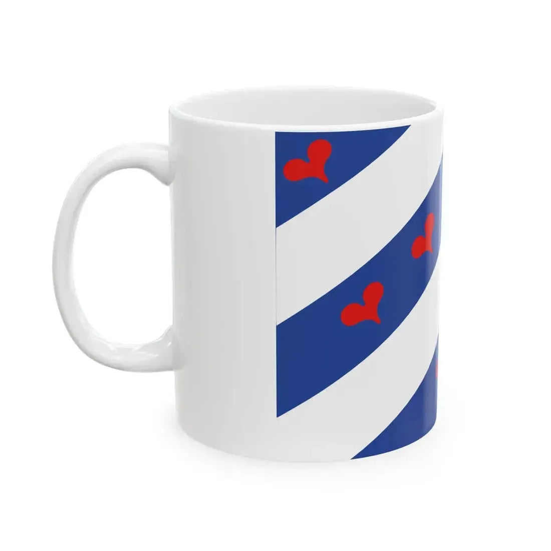 Flag of Ommelanden 1474 - 1555 (Netherlands) White Coffee Mug - Go Mug Yourself