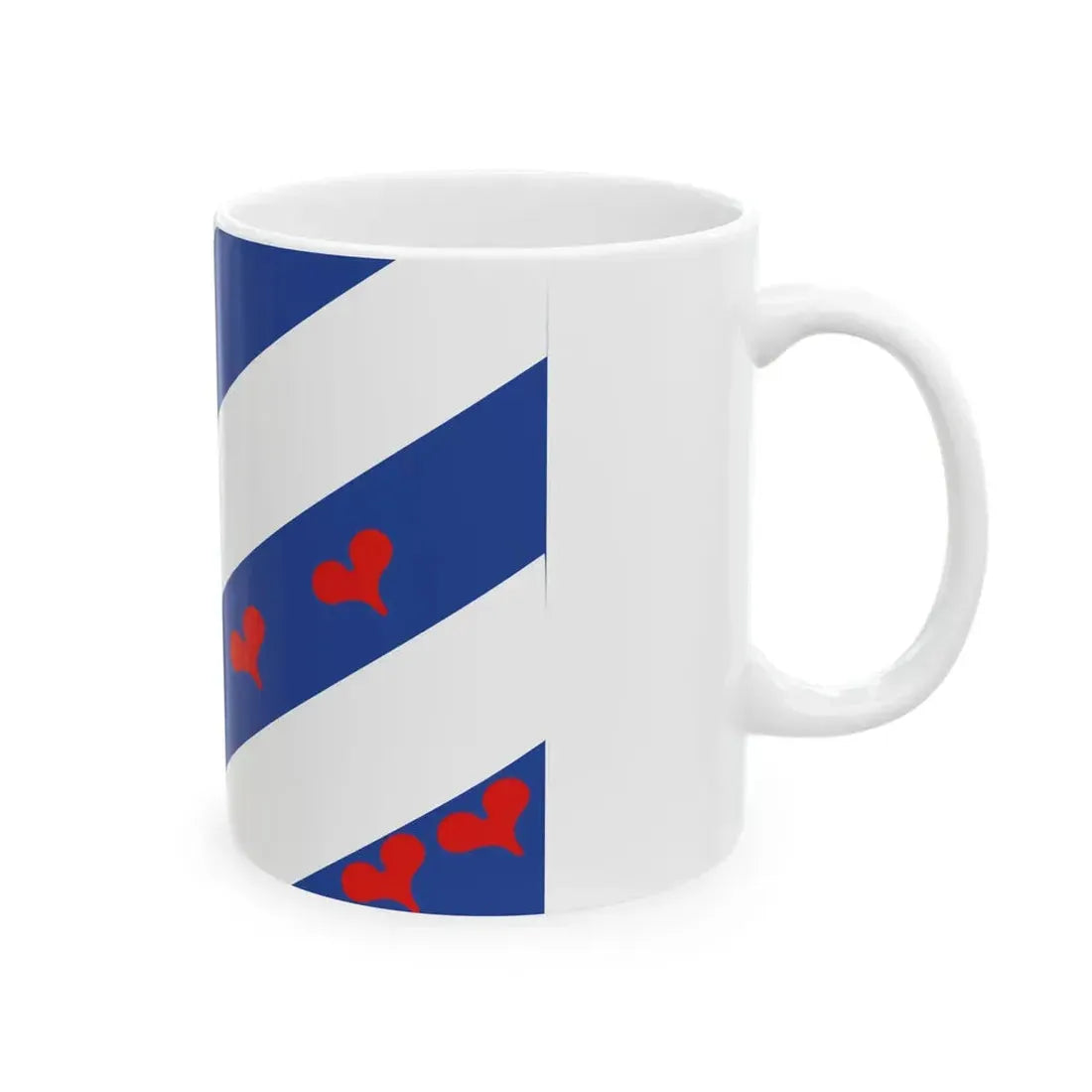 Flag of Ommelanden 1474 - 1555 (Netherlands) White Coffee Mug - Go Mug Yourself