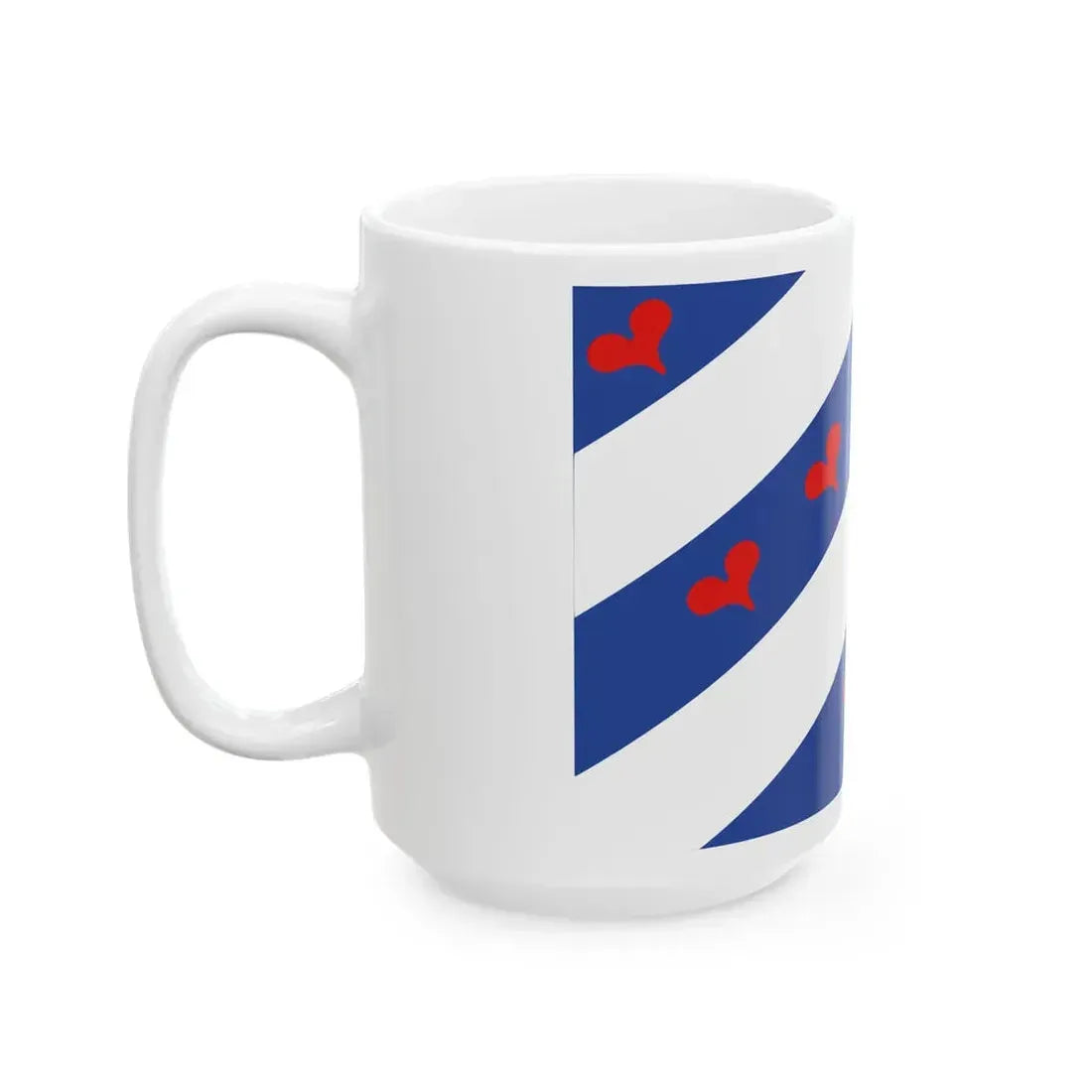 Flag of Ommelanden 1474 - 1555 (Netherlands) White Coffee Mug - Go Mug Yourself